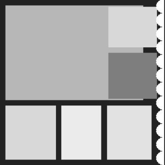 Digital Scrapbook Layout Template 418