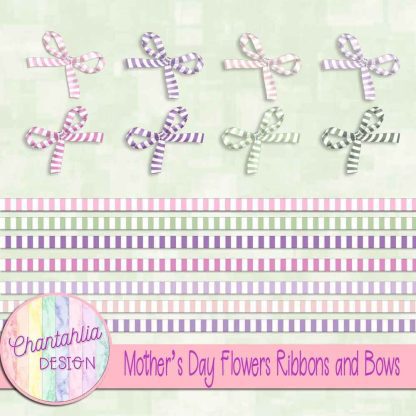 Mothers Day Flowers Ribbons and Bows - Chantahlia Design