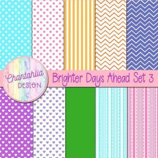 Brighter Days Ahead Digital Papers Set 3
