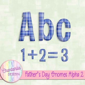 Free alpha in a Fathers Day Gnomes theme