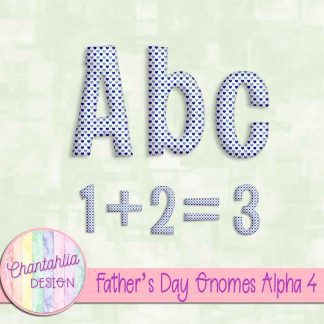 Free alpha in a Fathers Day Gnomes theme