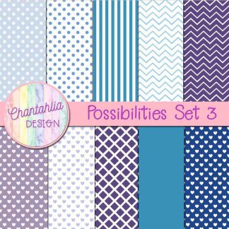 Free digital papers in a Possibilities theme