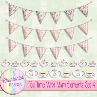 Tea Time With Mum Elements Set 4