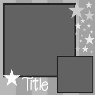Free digital scrapbooking layout template .psd file