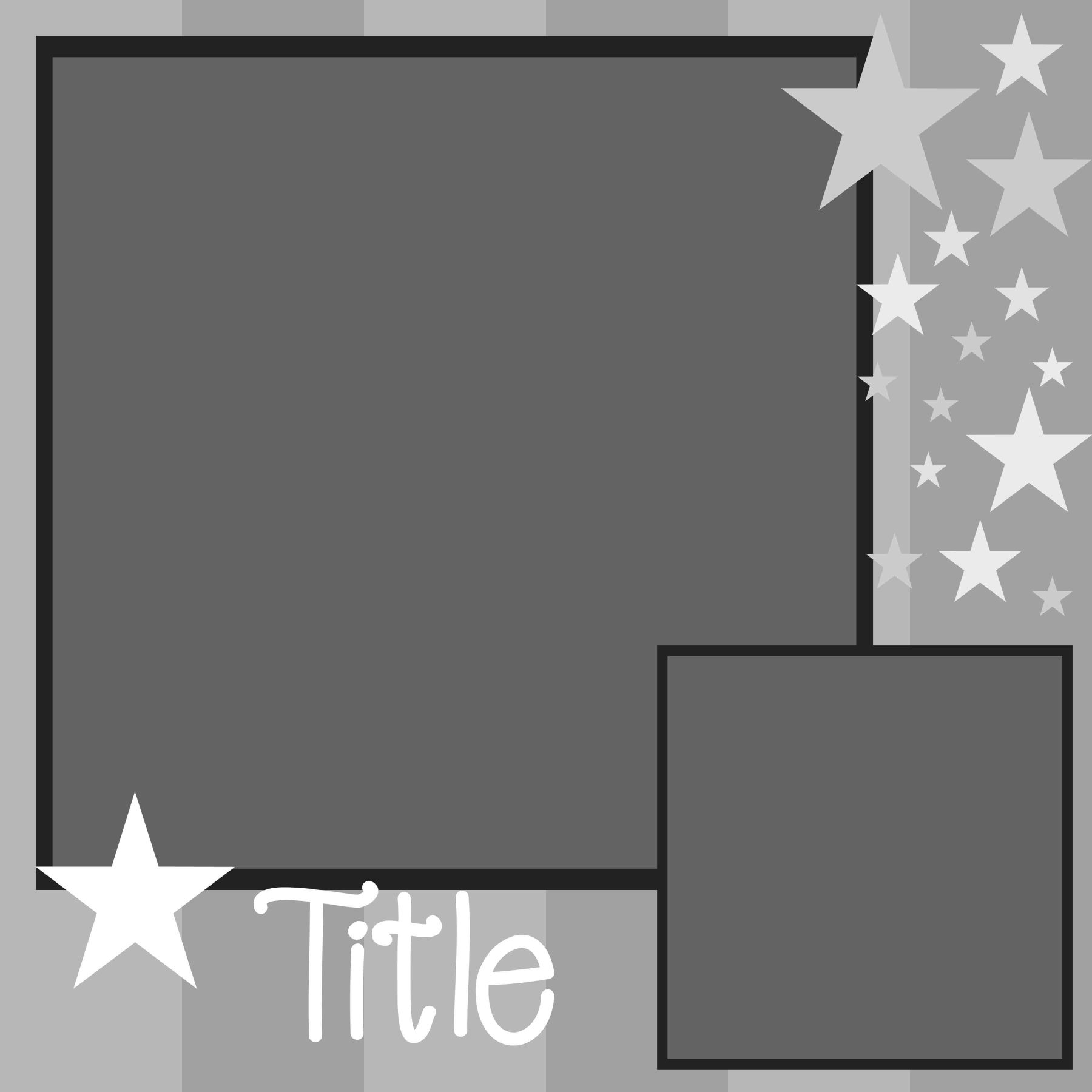 Free digital scrapbooking layout template .psd file