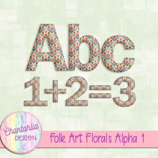 Free alpha in a Folk Art Florals theme