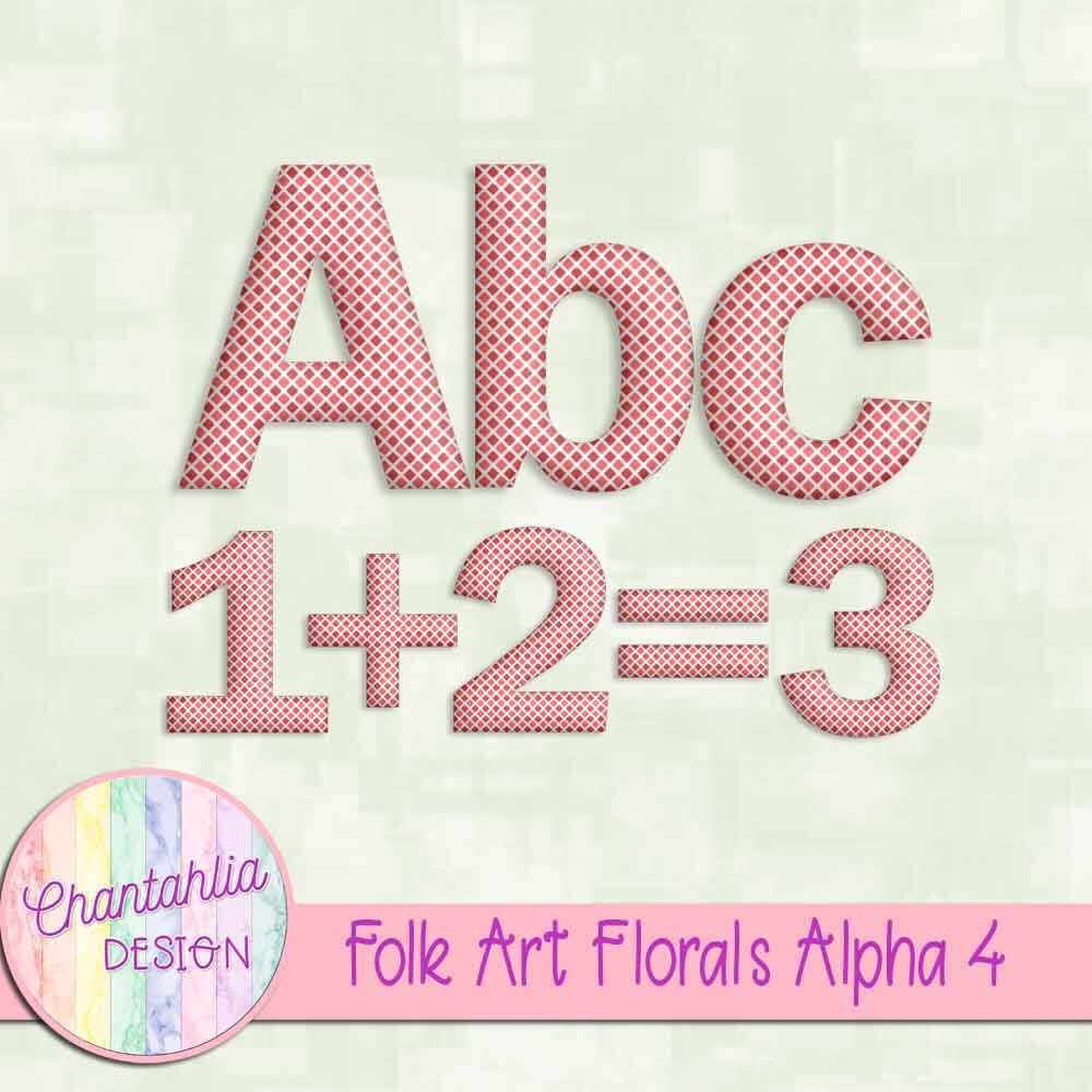 Free alpha in a Folk Art Florals theme