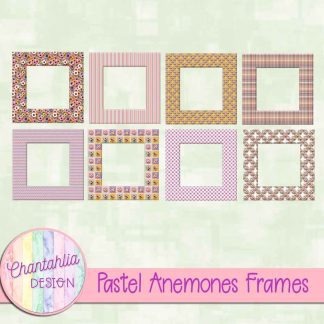 Pastel Anemones Frames