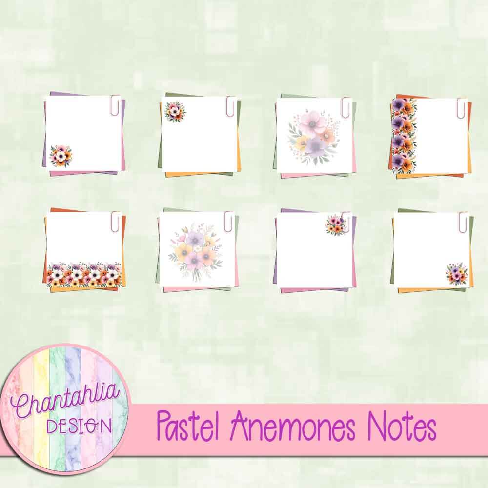 Pastel Anemones Notes