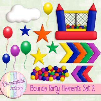 Bounce Party Elements Set 2