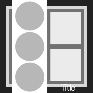 Free digital scrapbooking layout template .psd file