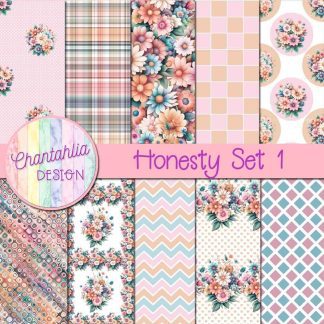 Honesty Digital Papers Set 1