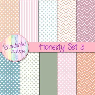 Honesty Digital Papers Set 3