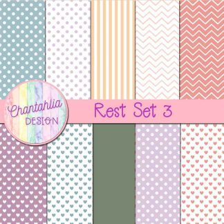 Rest Digital Papers Set 3