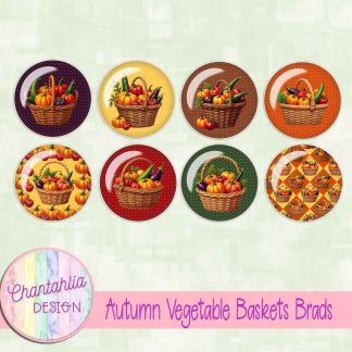 Autumn Vegetable Baskets Brads