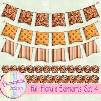 Fall Florals Elements Set 4