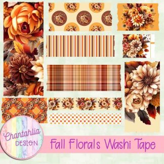 Fall Florals Washi Tape