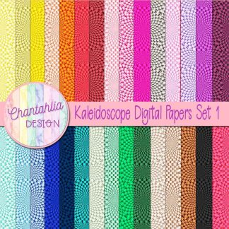 Kaleidoscope Digital Papers Set 1