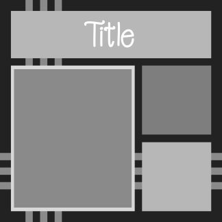 Free digital scrapbooking layout template .psd file