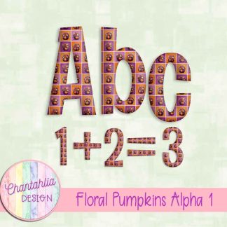 Floral Pumpkins Alpha 1