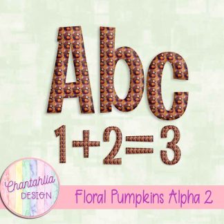 Floral Pumpkins Alpha 2