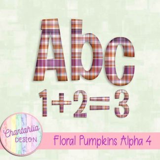 Floral Pumpkins Alpha 4