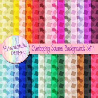 Overlapping Squares Backgrounds Set 1