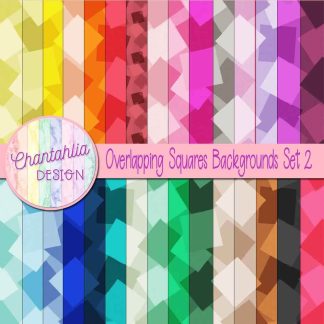 Overlapping Squares Backgrounds Set 2