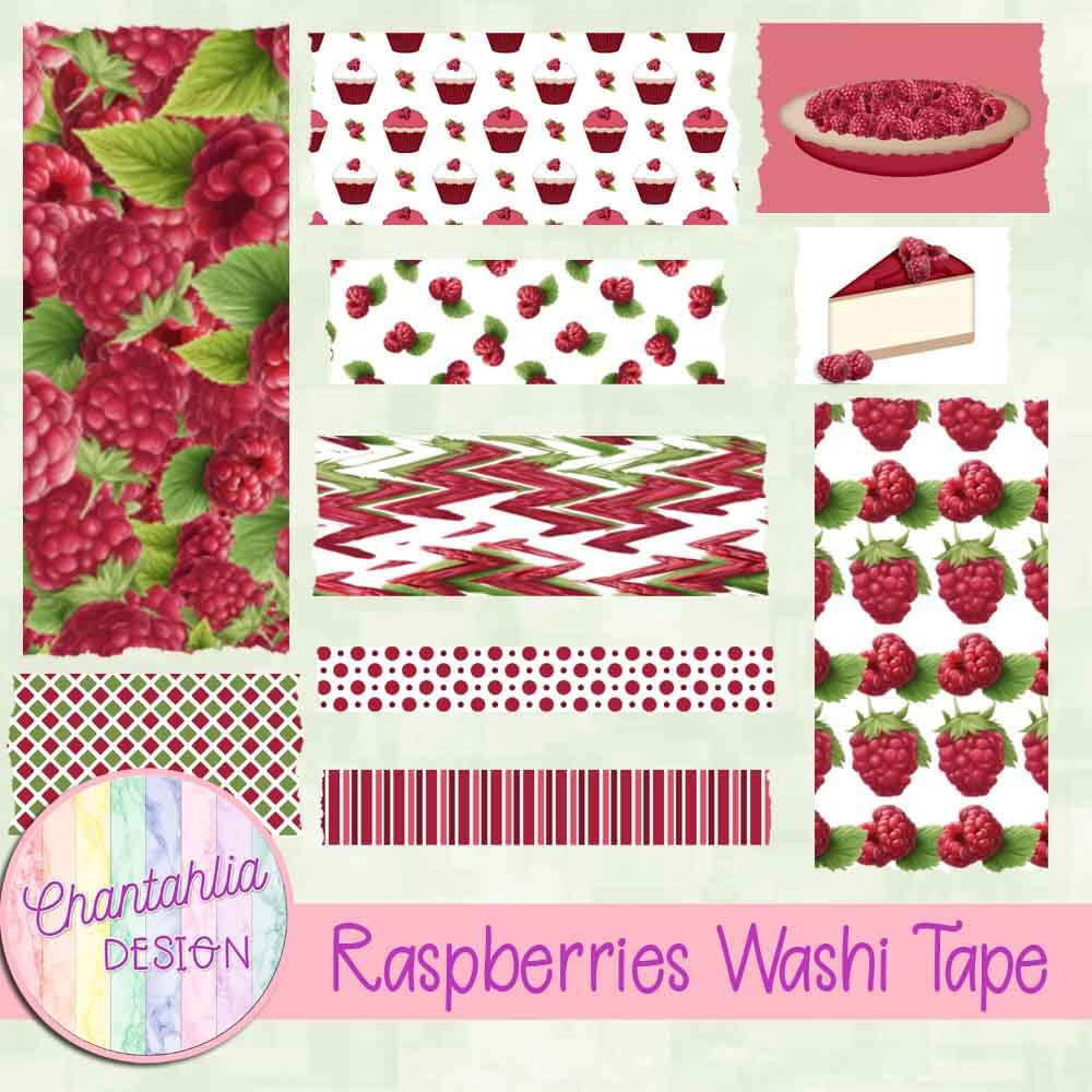 Raspberries Washi Tape